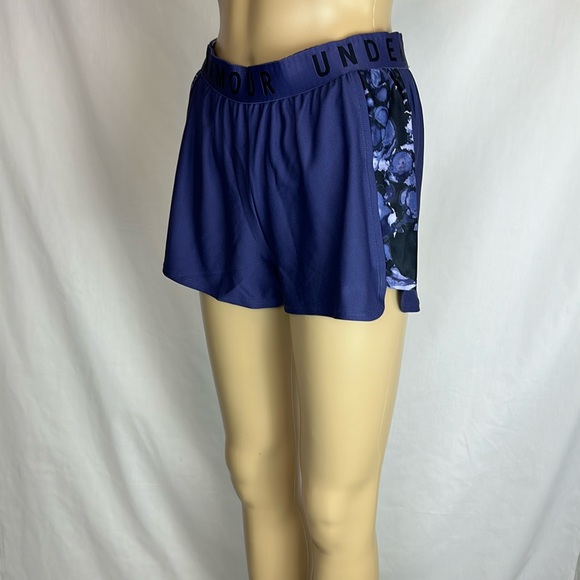 UNDER ARMOR Shorts Size Small. NWOT. Navy Blue. - Picture 4 of 11